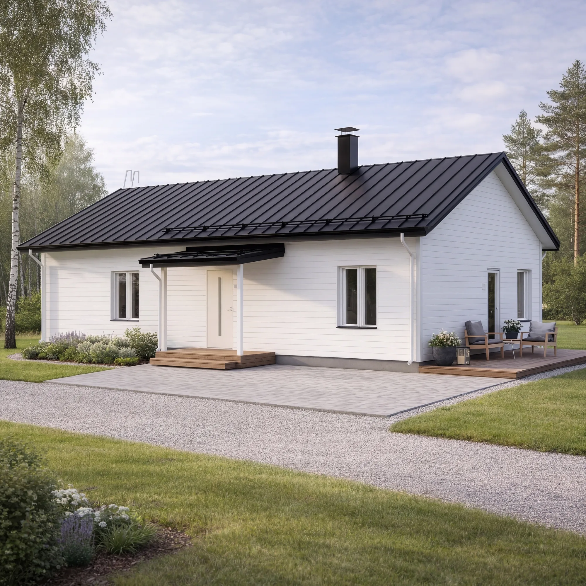 Taloesittely Ylistarossa – kahden makuuhuoneen omakotitalo