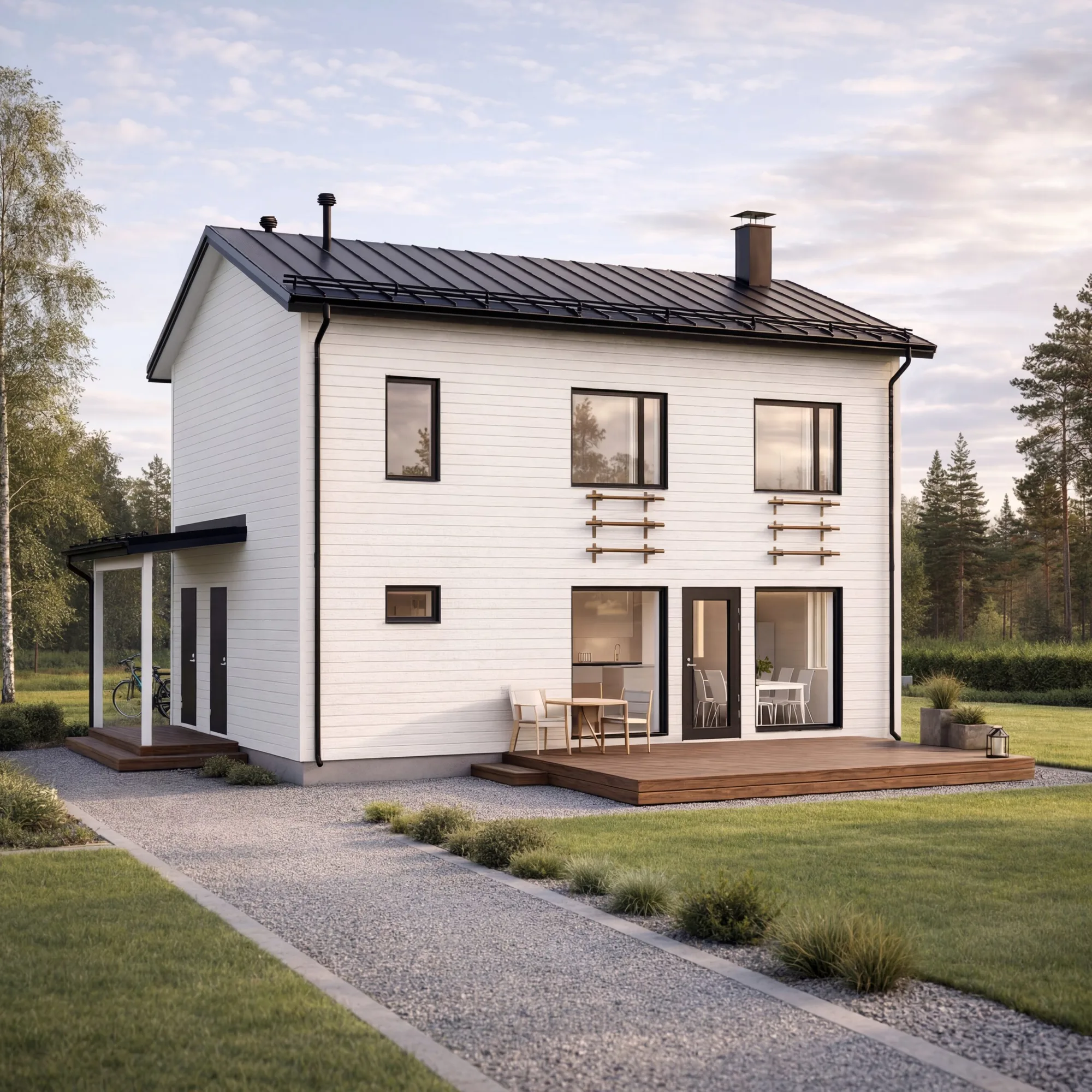 Taloesittely Porvoossa – kaksikerroksinen kaupunkikoti