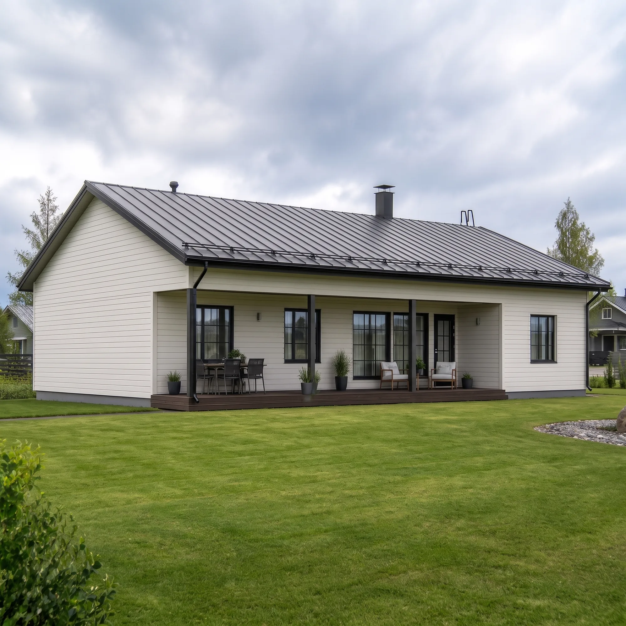 Taloesittely Kirkkonummella – tilava yksikerroksinen koti