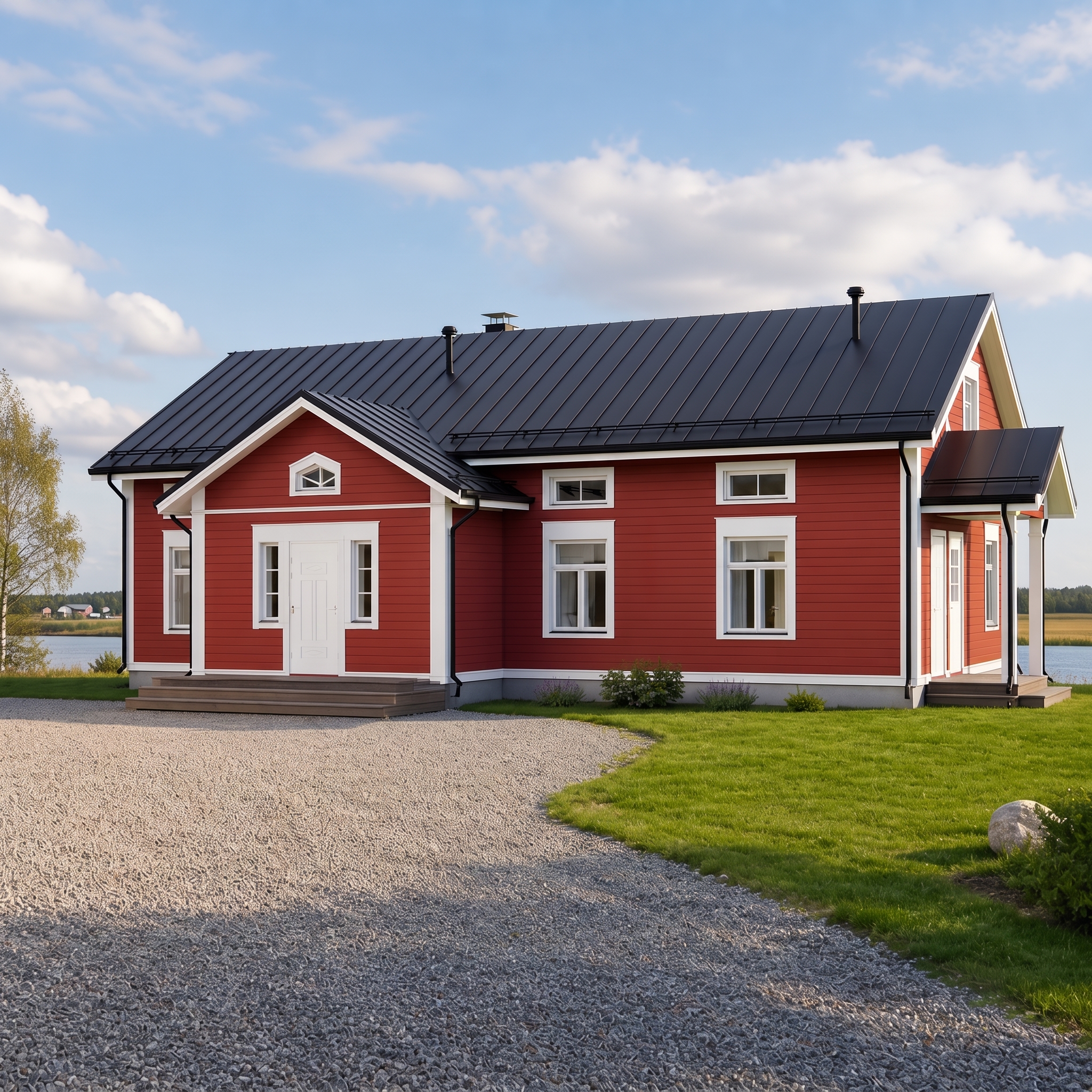 Pohjalaistyylinen omakotitalo